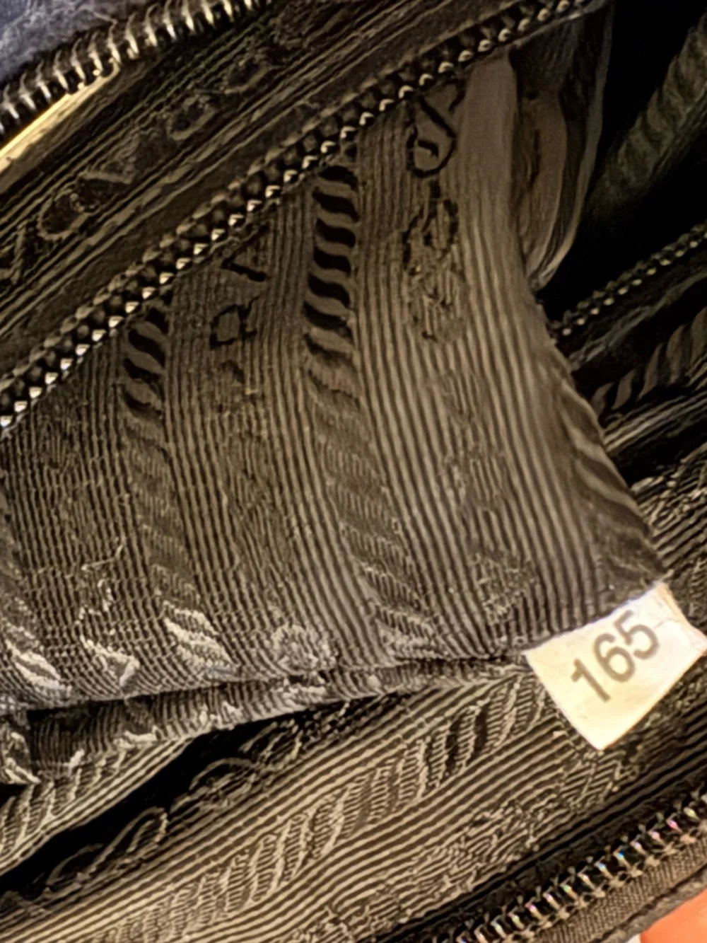 Prada Tessuto Black Nylon Tote with Patent Leather Logo Plaque and With Wallet - Picture 12 of 15